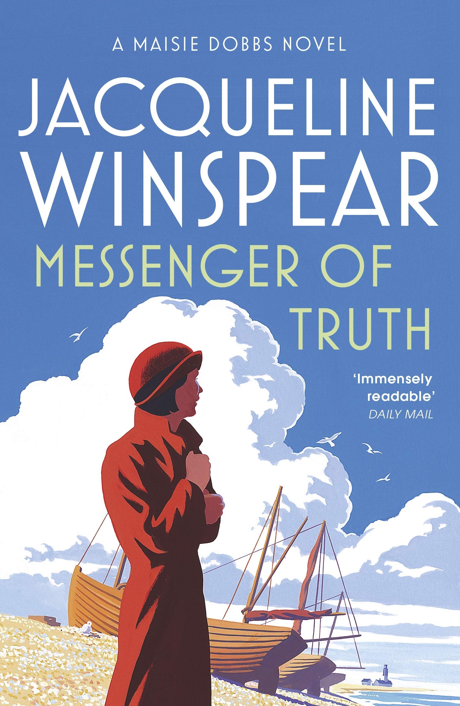 An Incomplete Revenge and Among the Mad paperback covers, books 5 and 6 in the Maisie Dobbs series