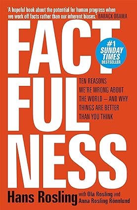 Making Numbers Count hardcover and Factfulness paperback books shown together as a 2-book non-fiction set
