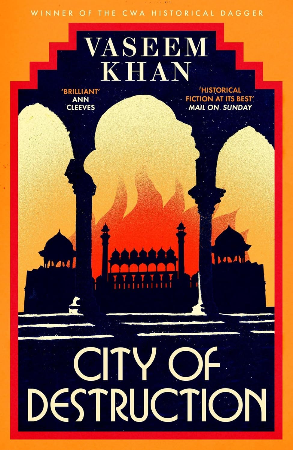 The Edge of Darkness paperback front cover by Vaseem Khan