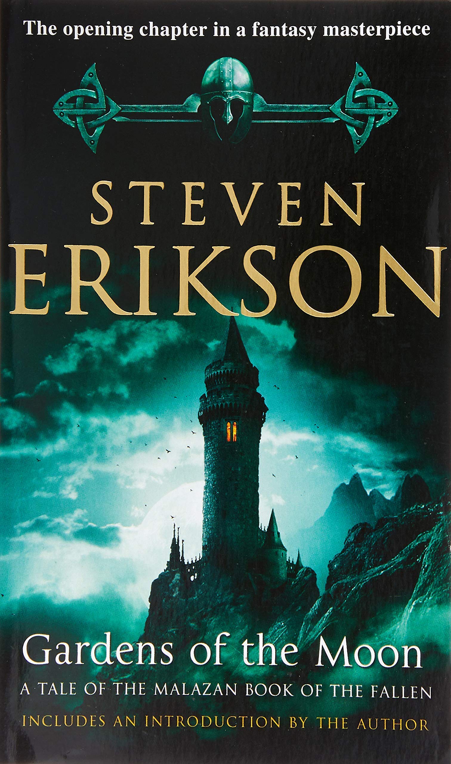 Memories of Ice paperback book cover, Malazan Book of the Fallen Book 3 by Steven Erikson