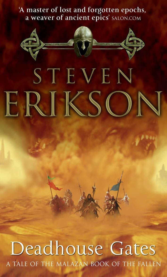 House of Chains paperback book cover, Malazan Book of the Fallen Book 4 by Steven Erikson