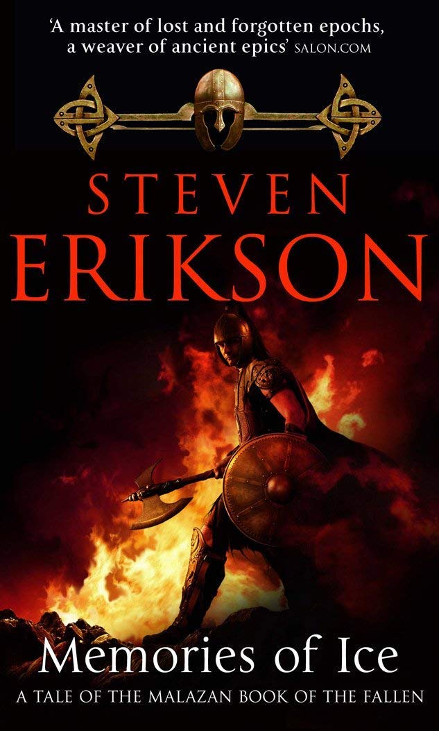 Midnight Tides paperback book cover, Malazan Book of the Fallen Book 5 by Steven Erikson