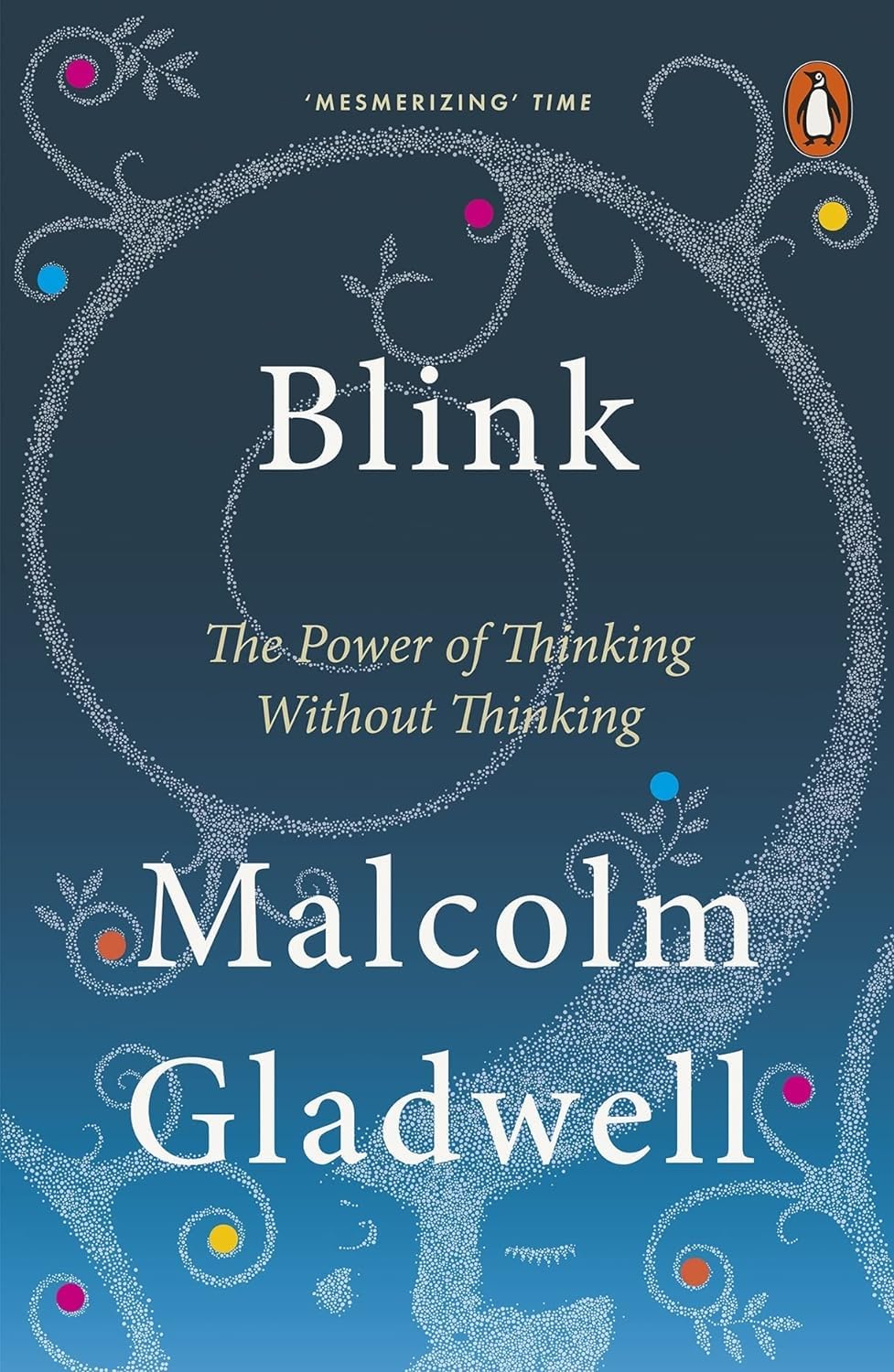 Back cover of the Malcolm Gladwell paperback nonfiction set showing book descriptions and reviews