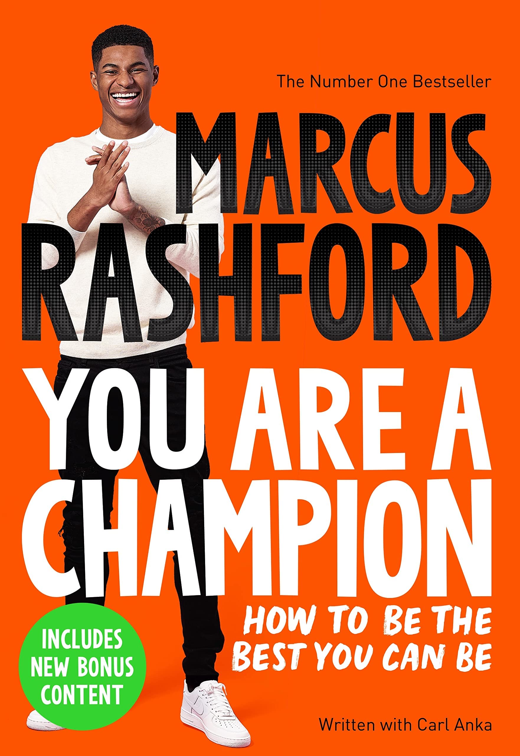 Front cover of You Are a Champion by Marcus Rashford MBE, paperback life-guide for kids ages 8-11