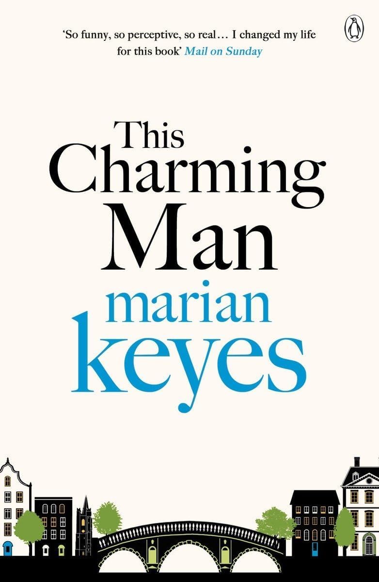 Five Marian Keyes paperback novels stacked together on a white background, showing spine and cover details.