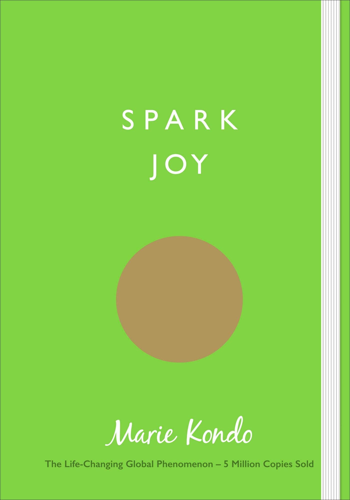 Back cover and blurb of Marie Kondo's 2 book paperback set, The Life-Changing Magic of Tidying Up and Spark Joy