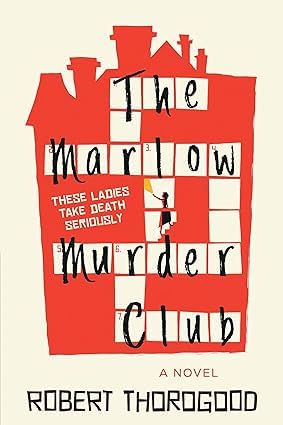 Back cover view of the Marlow Murder Club paperback set, featuring book descriptions for The Marlow Murder Club, Death Comes to Marlow, and The Queen of Poisons.