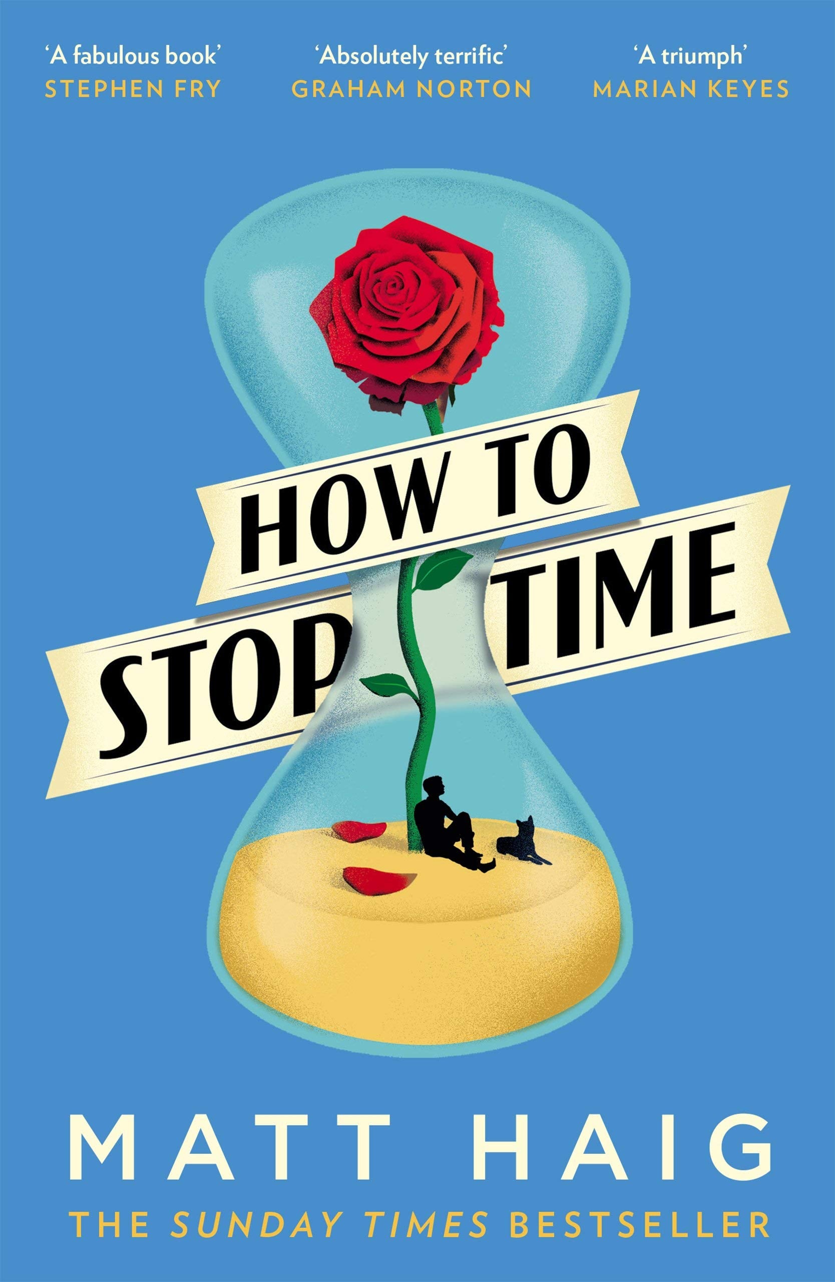 How to Stop Time by Matt Haig paperback front cover close-up