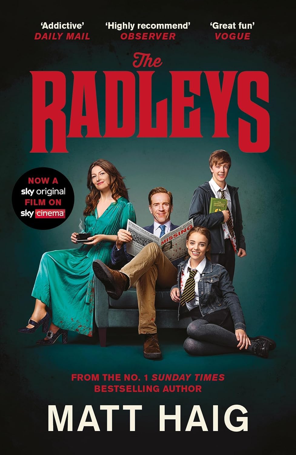 The Radleys by Matt Haig paperback front cover close-up