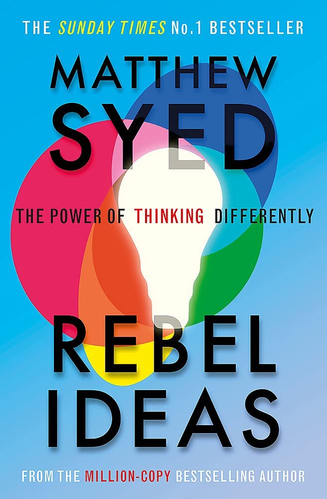 Close-up of Rebel Ideas by Matthew Syed paperback cover, part of the 2-book Non Fiction set