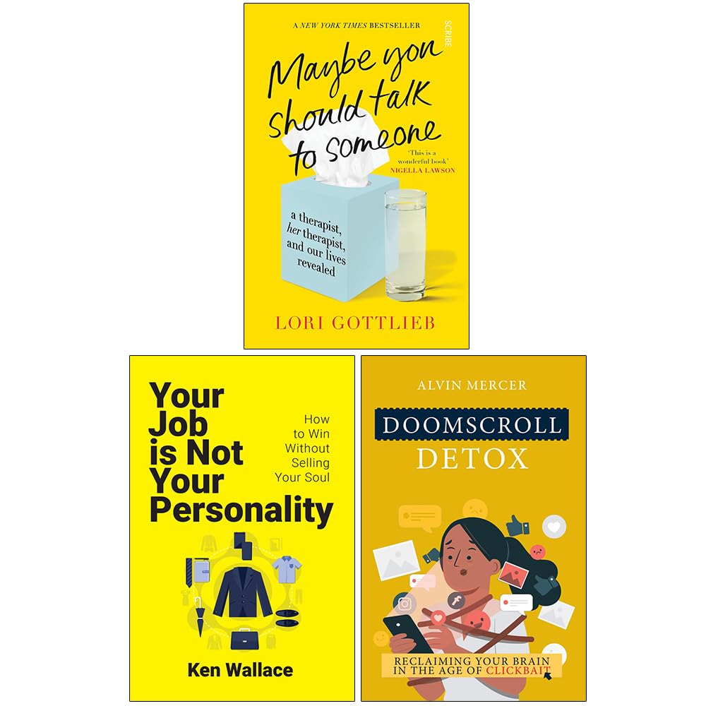 Front cover of Maybe You Should Talk to Someone by Lori Gottlieb, part of the 3 books collection set paperback