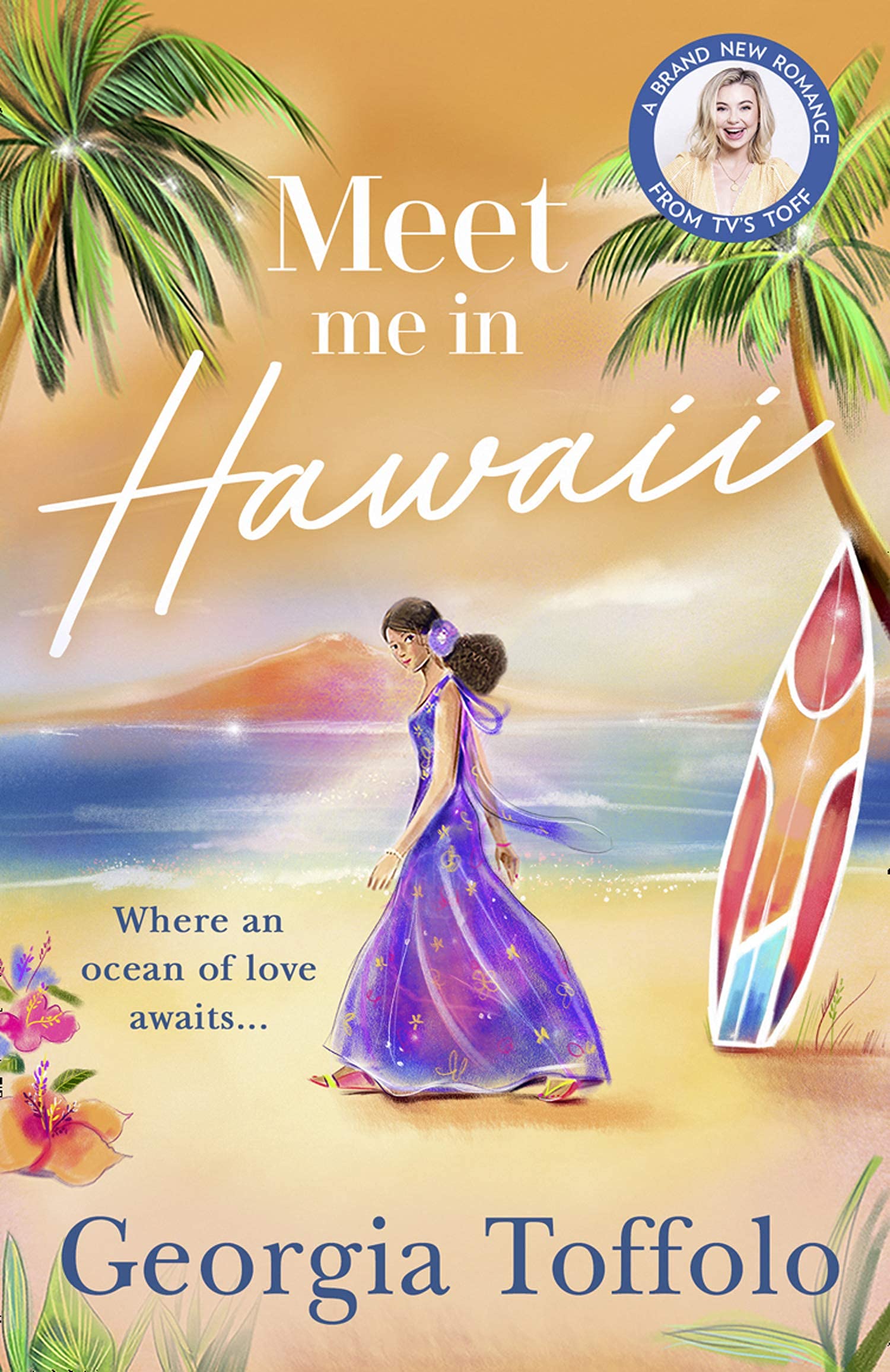 All three Meet Me In paperback books by Georgia Toffolo fanned out together