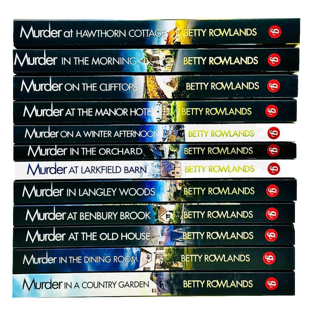 Melissa Craig Mystery 12 Books Collection Set by Betty Rowlands, paperback, back cover