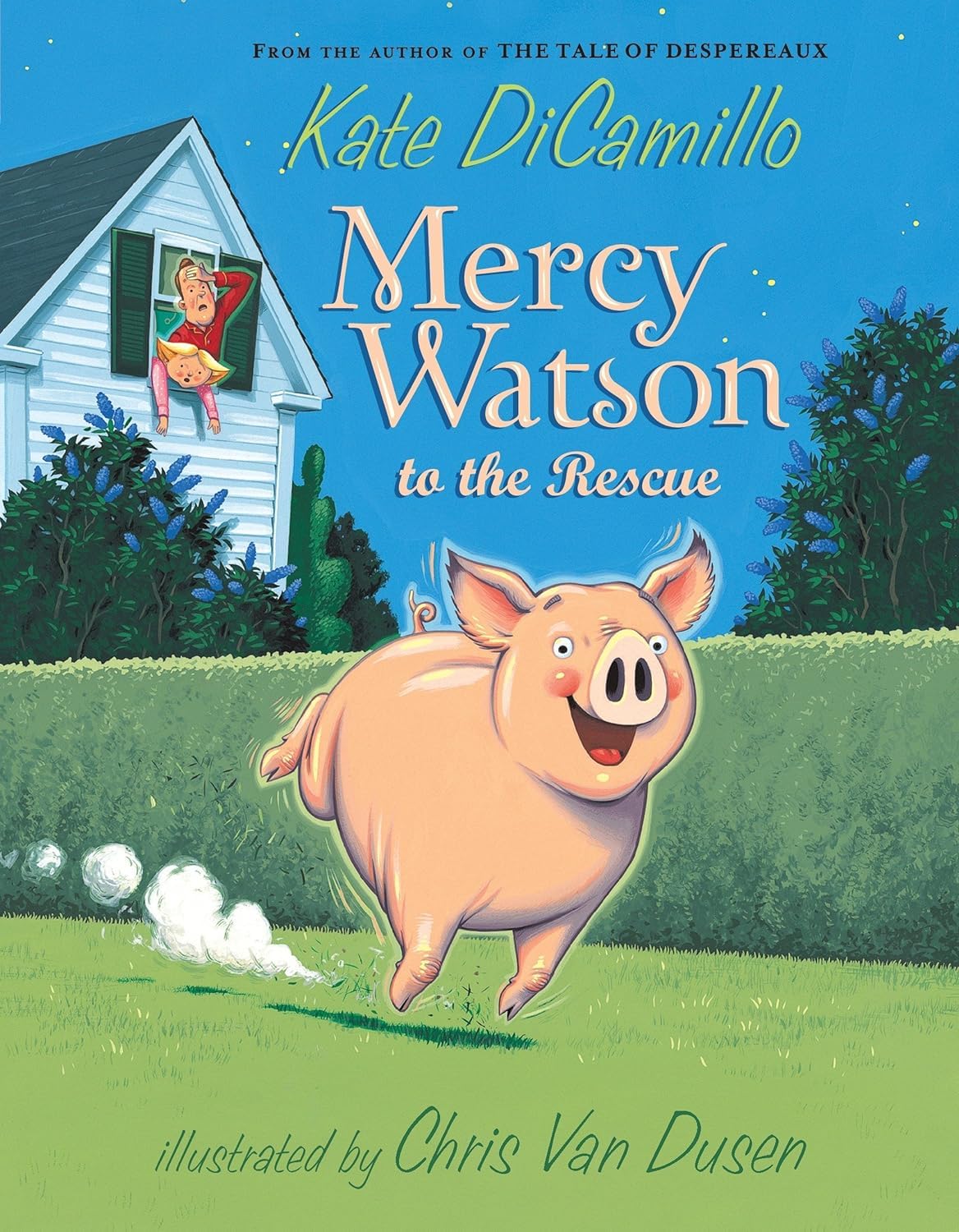 Front cover of Mercy Watson Thinks Like a Pig by Kate DiCamillo, paperback book 5 of the set