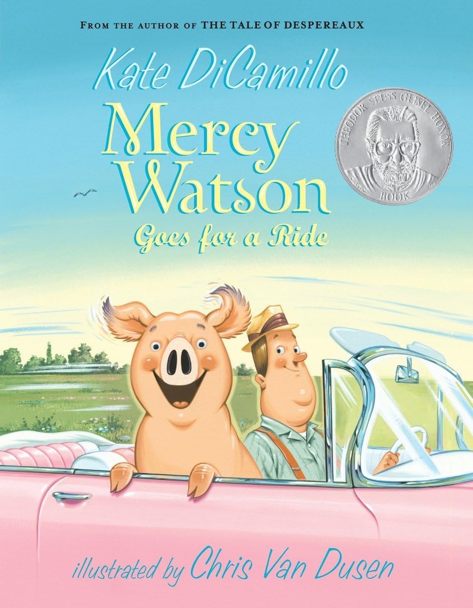 Front cover of Mercy Watson: Something Wonky This Way Comes by Kate DiCamillo, paperback book 6 of the set