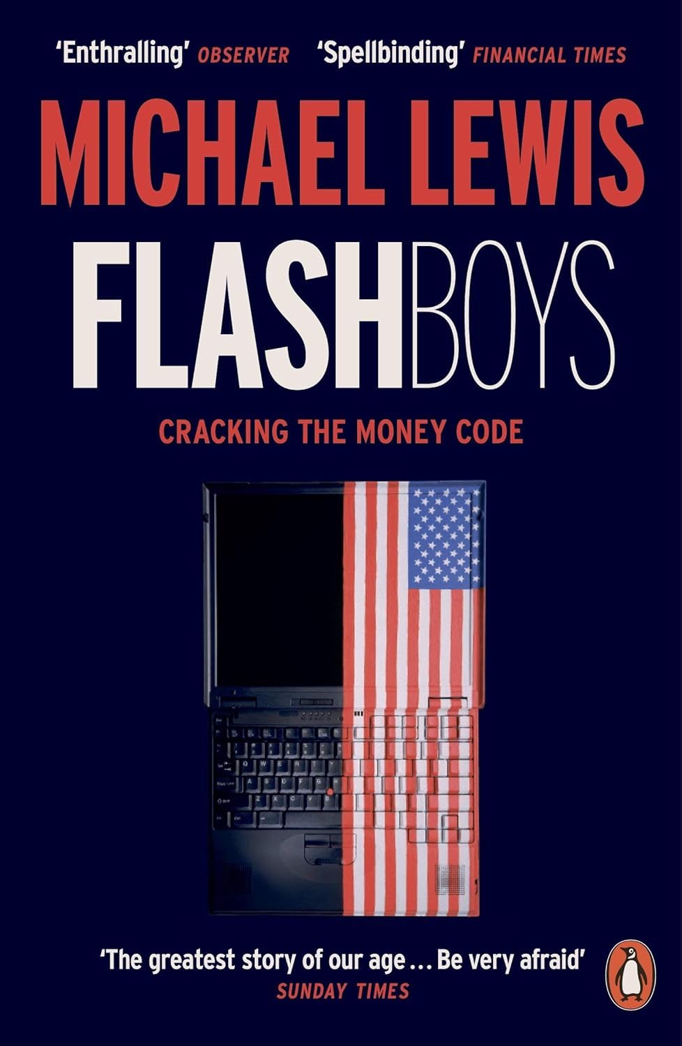 Back cover detail of one title from the Michael Lewis paperback collection