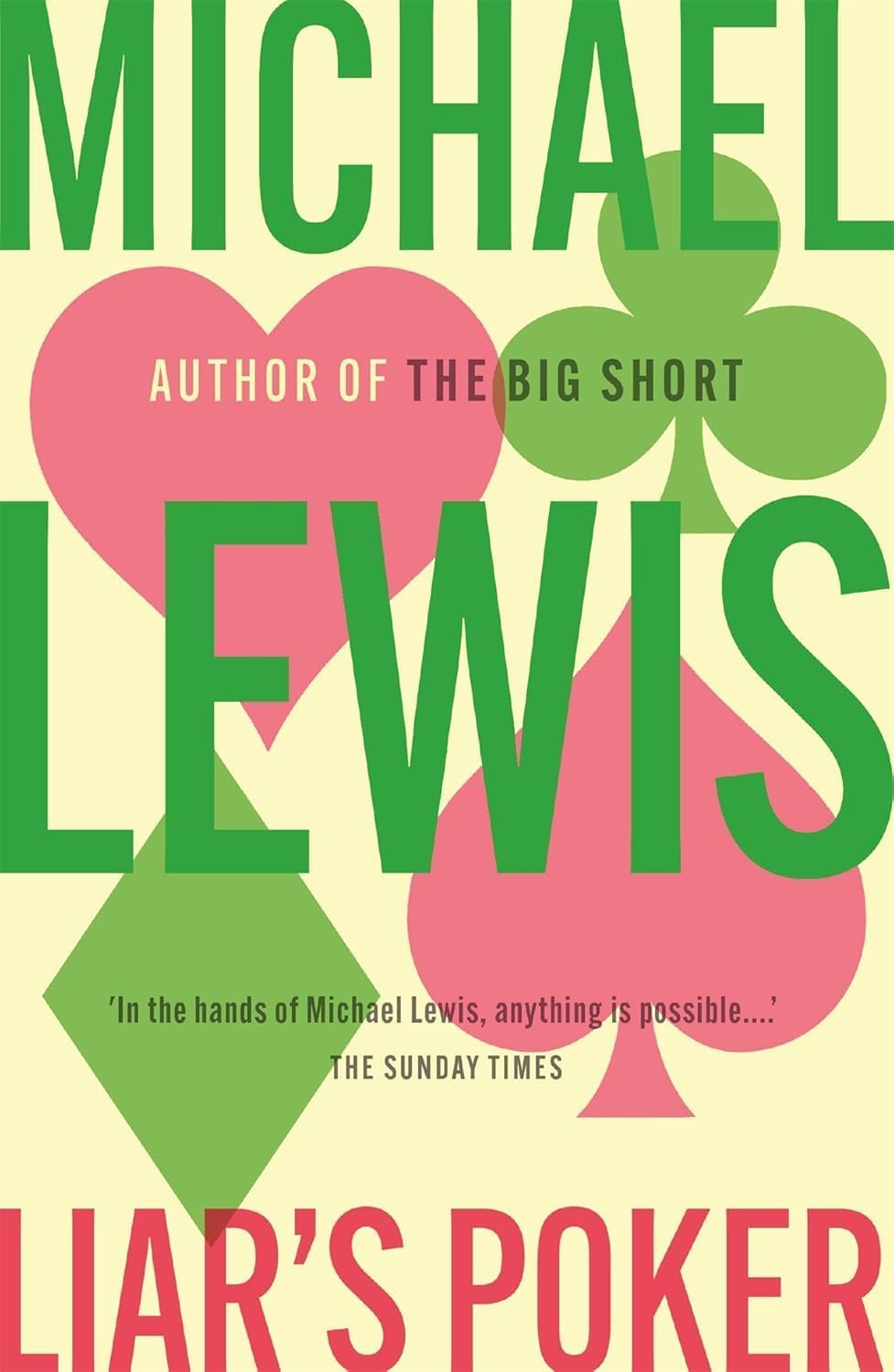 Back cover detail showing synopsis text from the Michael Lewis paperback set