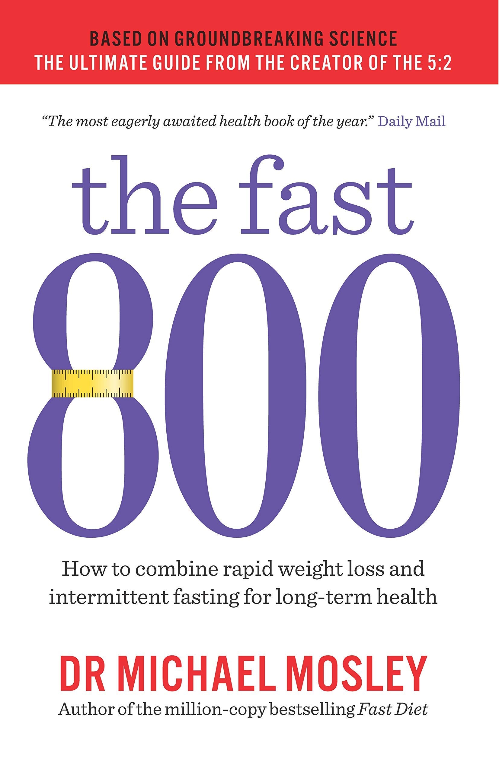 Complete KetoFast paperback cover from the Michael Mosley diet book collection, ketogenic and intermittent fasting guide