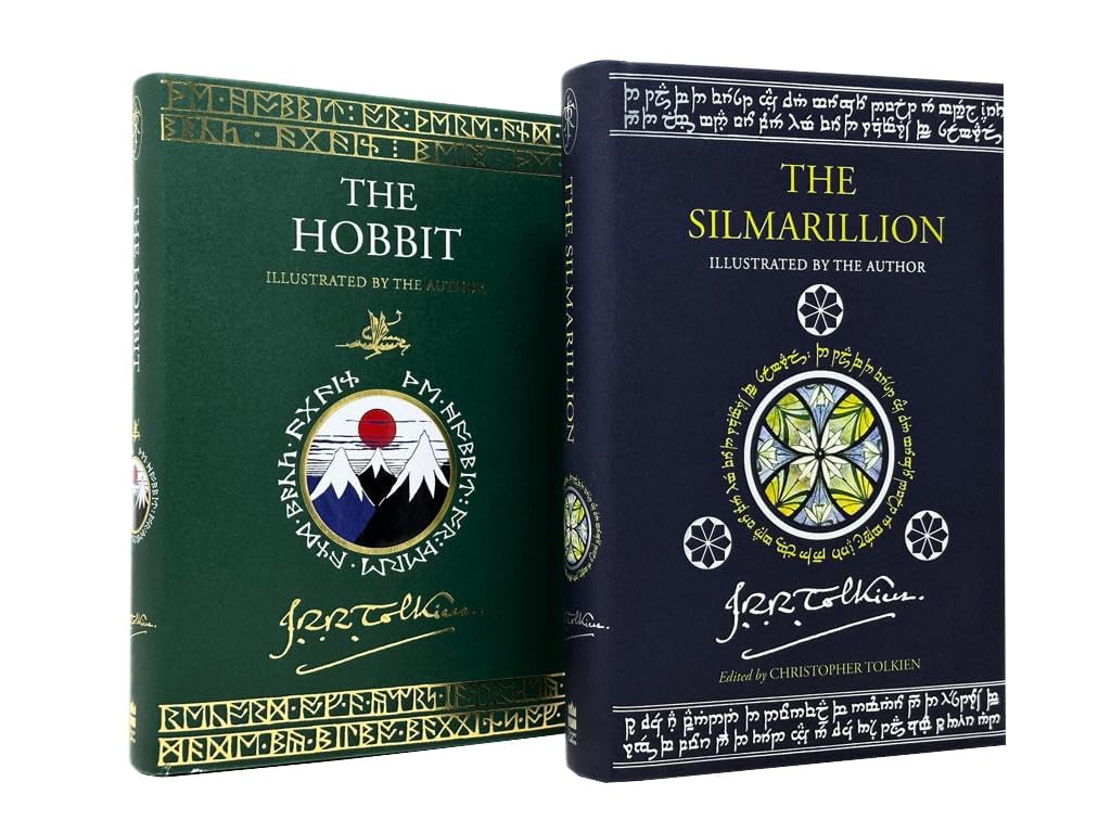 The Silmarillion by J.R.R. Tolkien hardcover book cover from the Middle-earth 2 book collection set