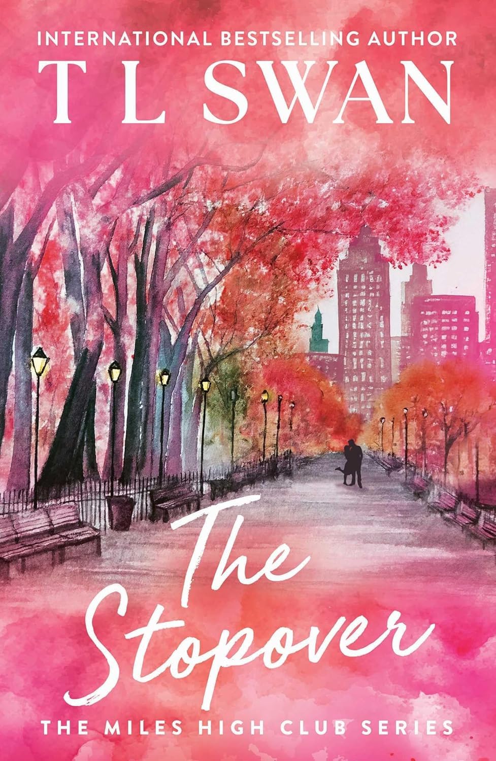 The Stopover and The Takeover paperback covers from the Miles High Club series by T L Swan