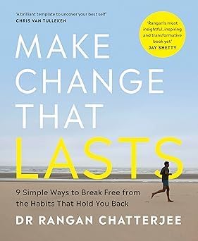 Close-up cover image of Make Change That Lasts by Dr Rangan Chatterjee, paperback, from the Mindset Collection 3 book set.