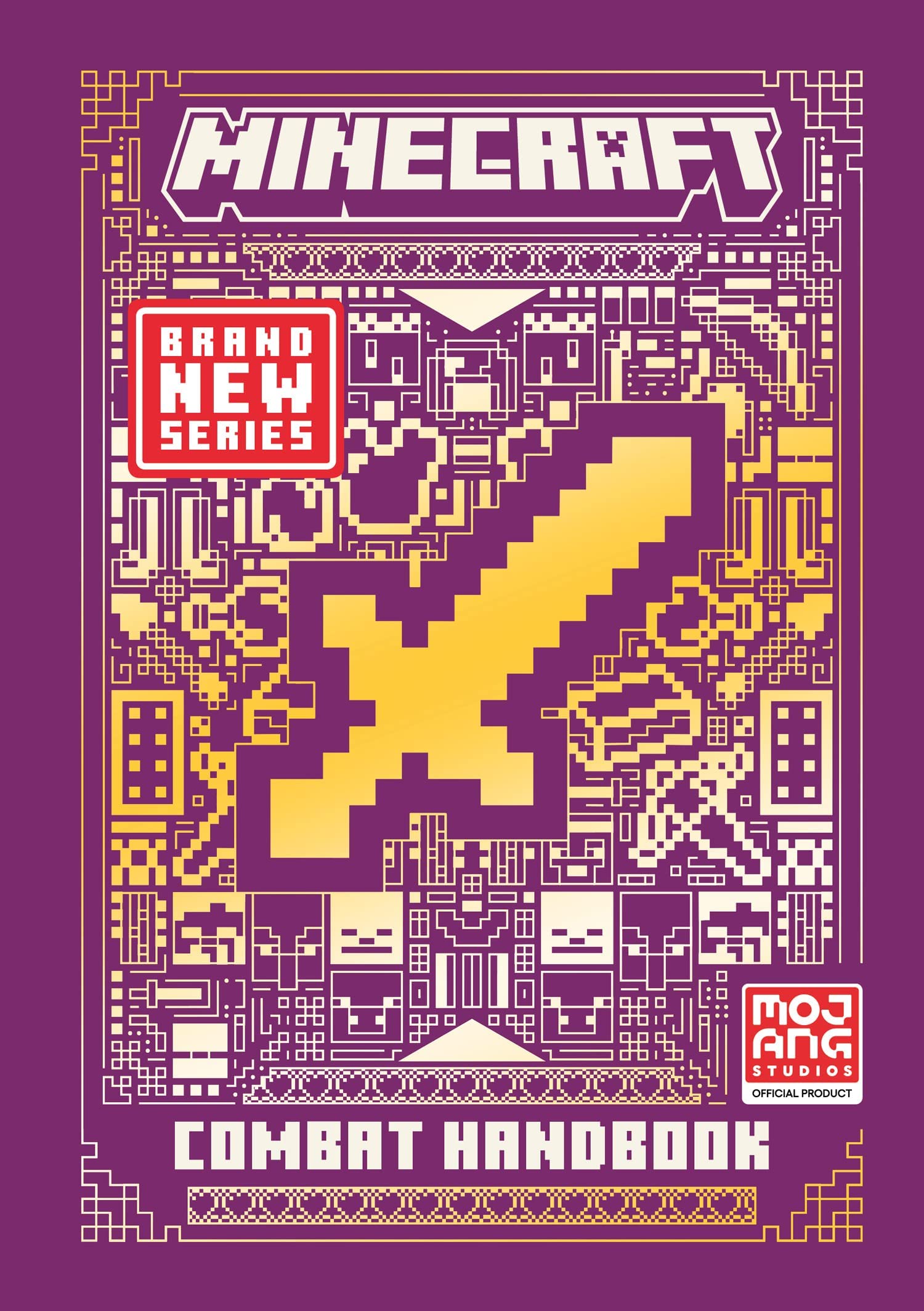 Back cover of the Minecraft Handbook Collection box set with product description and age rating