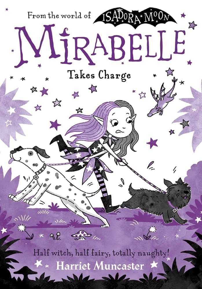 Inside page spread from Mirabelle and the Midnight Feast showing illustrated chapter text