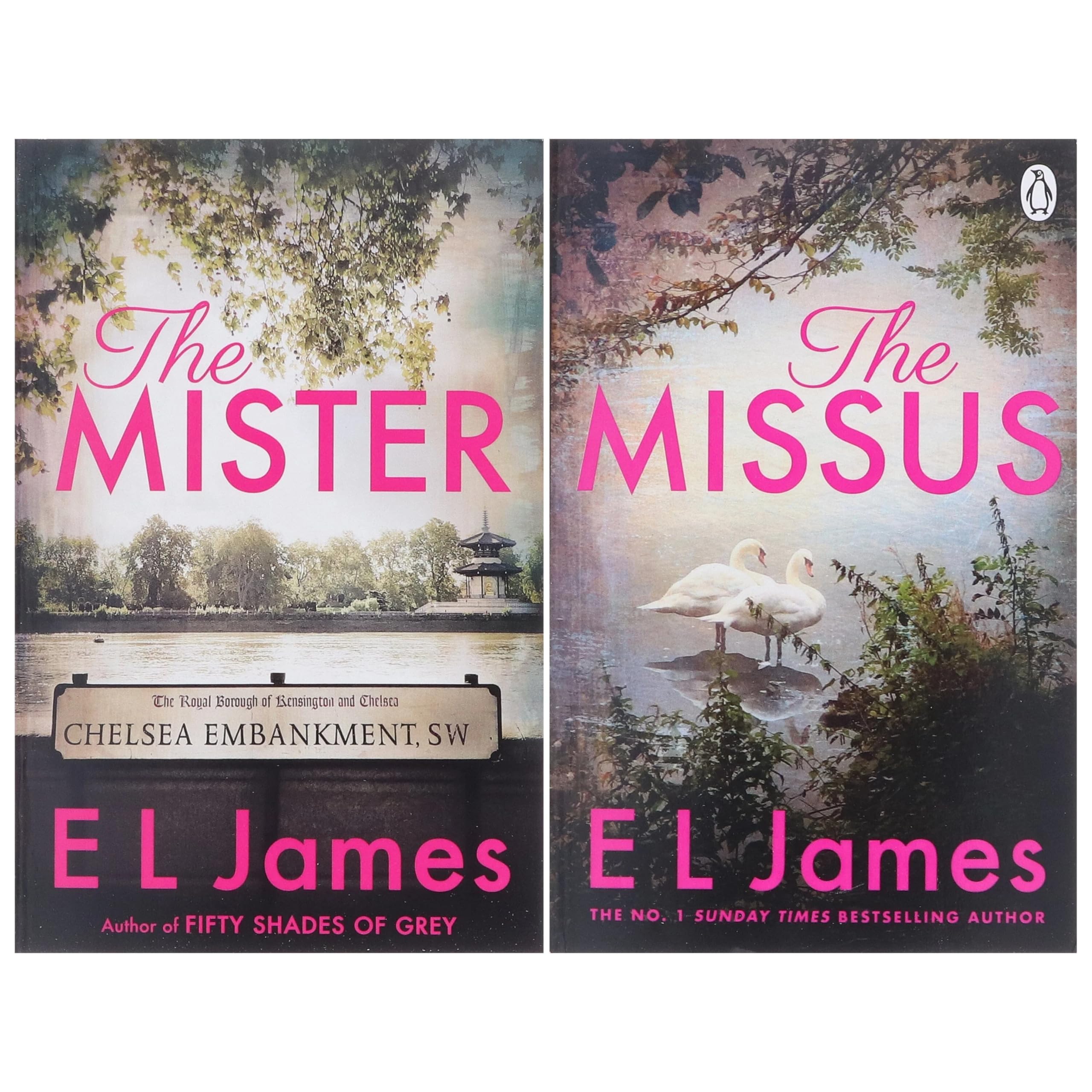 Back cover synopsis of The Mister and The Missus paperback romance set