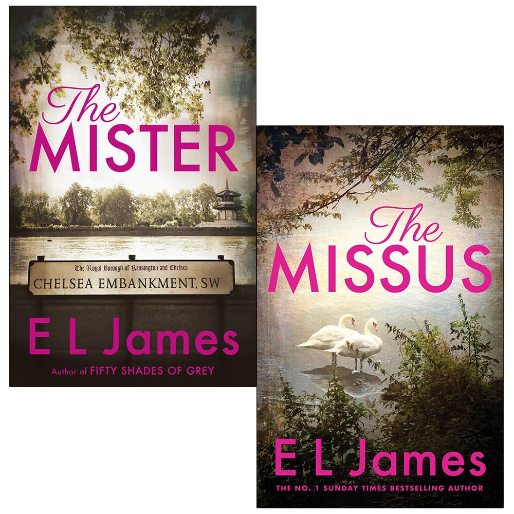 Mister and Missus by E L James 2 book paperback collection set front covers