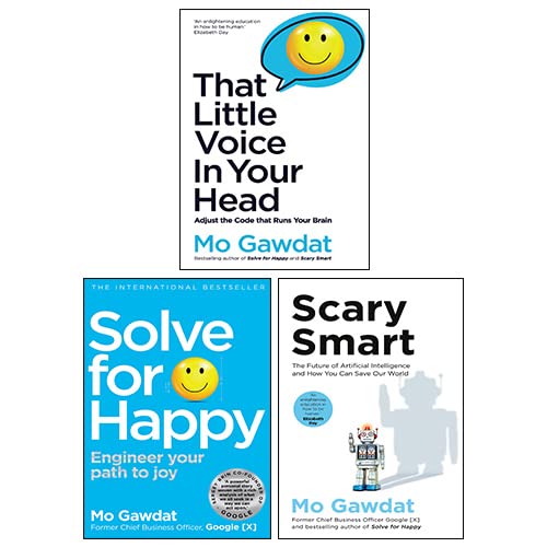 Front cover of That Little Voice in Your Head by Mo Gawdat, paperback, part of the 3-book non-fiction set
