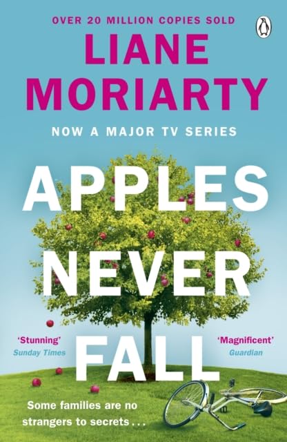 Apples Never Fall paperback front cover by Liane Moriarty, from the Moriarty Collection set