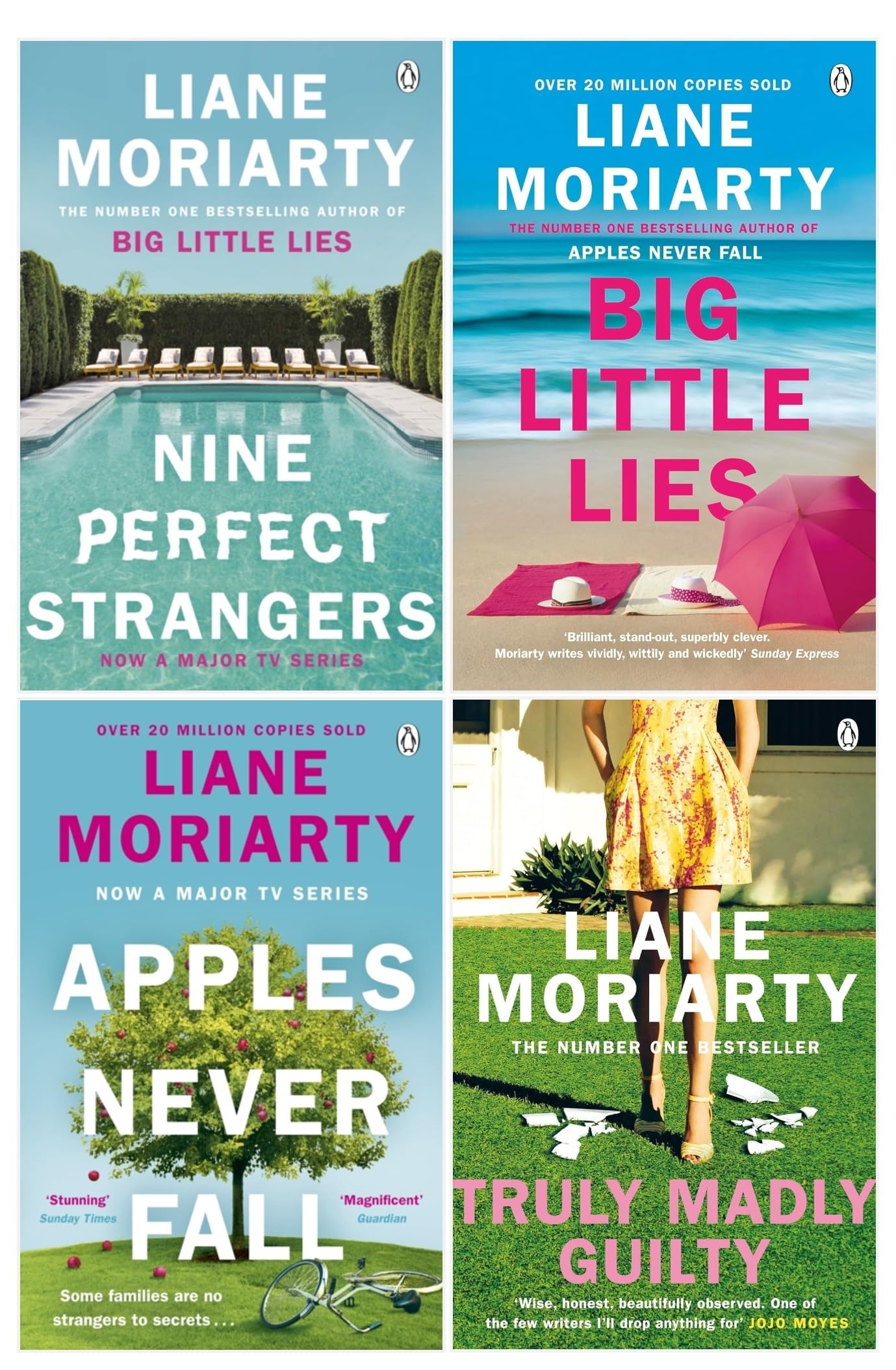 Moriarty Collection 4 books paperback set by Liane Moriarty - front cover of Big Little Lies