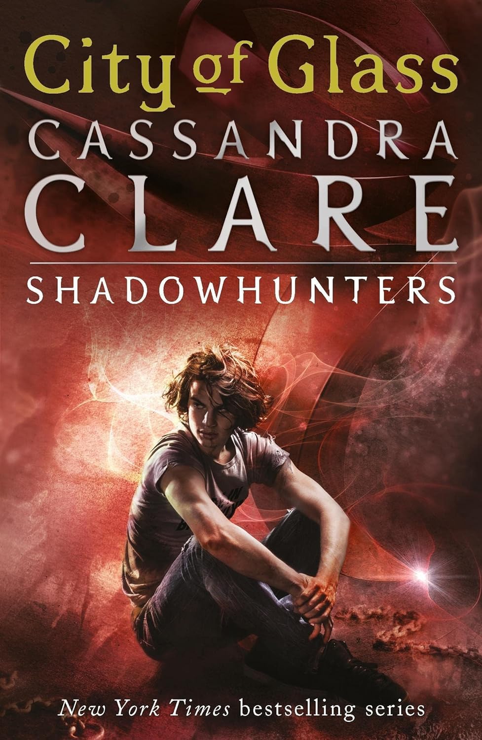 City of Glass paperback cover from the Mortal Instruments series set