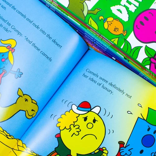 Mr. Men & Little Miss Adventures Collection box set displayed alongside individual titles