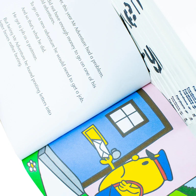 Back of the Mr. Men My Complete Collection box set showing product details.