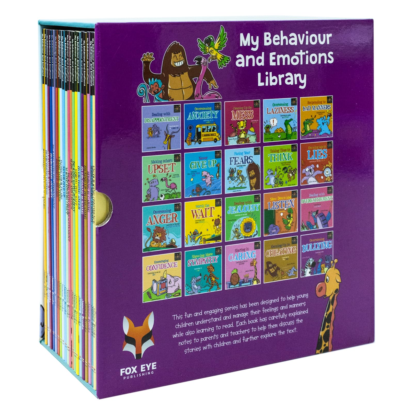 My Behaviour and Emotions Library book set - stack of paperback titles showing spines and cover illustrations