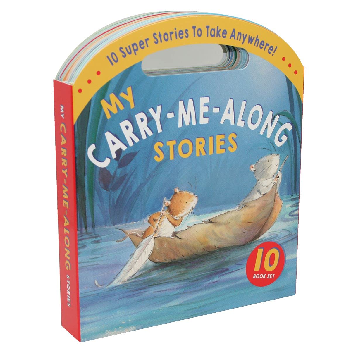 My Carry-Me-Along Stories 10 Book Collection Set front cover showing all ten paperback animal storybooks, Little Tiger Press, ages 0-5