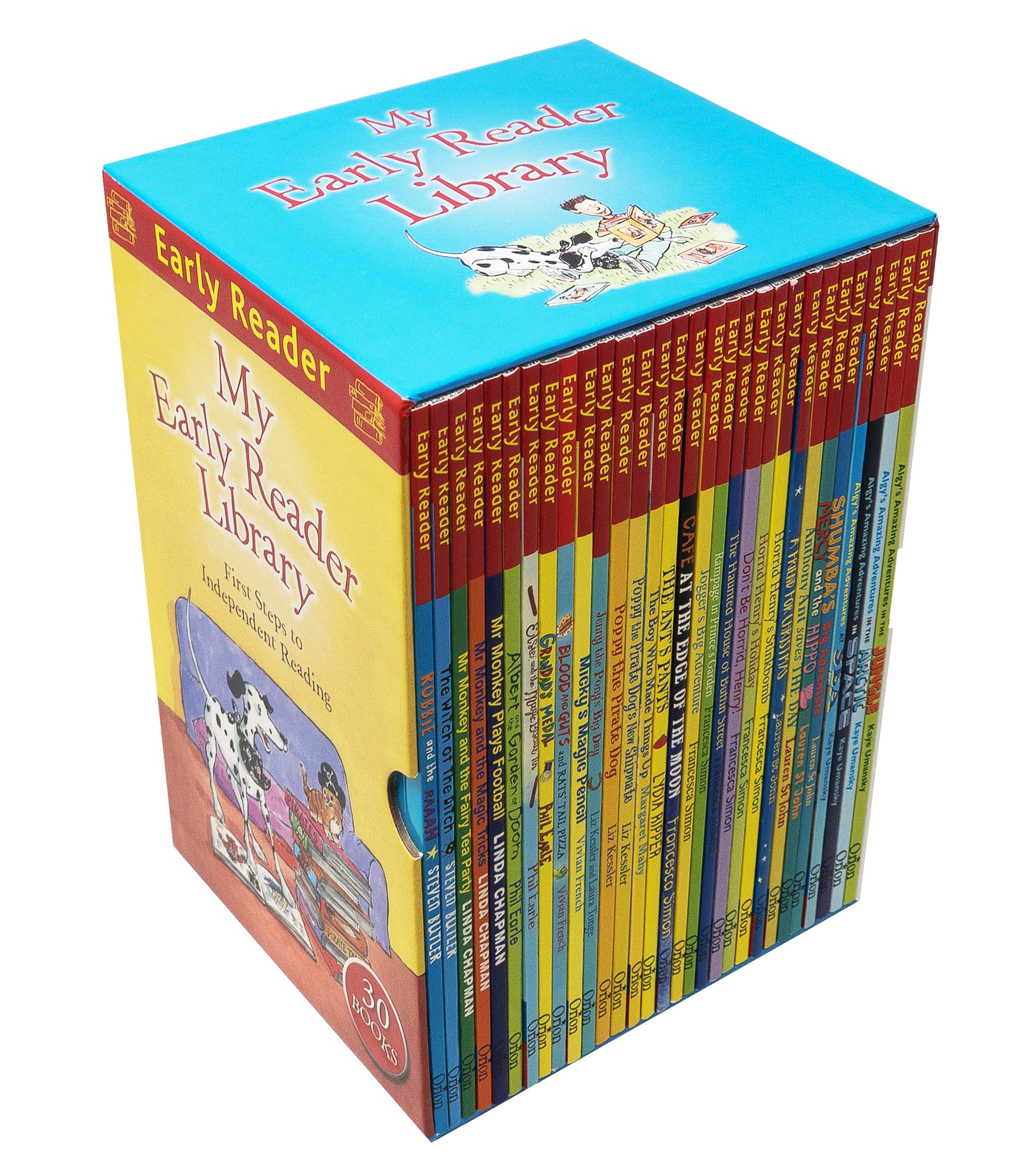 My Early Reader Library Collection 30 books box set front cover, paperback, ages 5-7