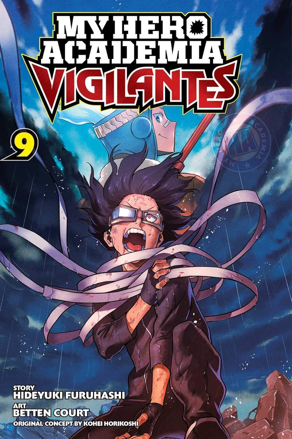My Hero Academia: Vigilantes, Vol. 9 paperback front cover, part of the 5-book Vigilantes manga collection