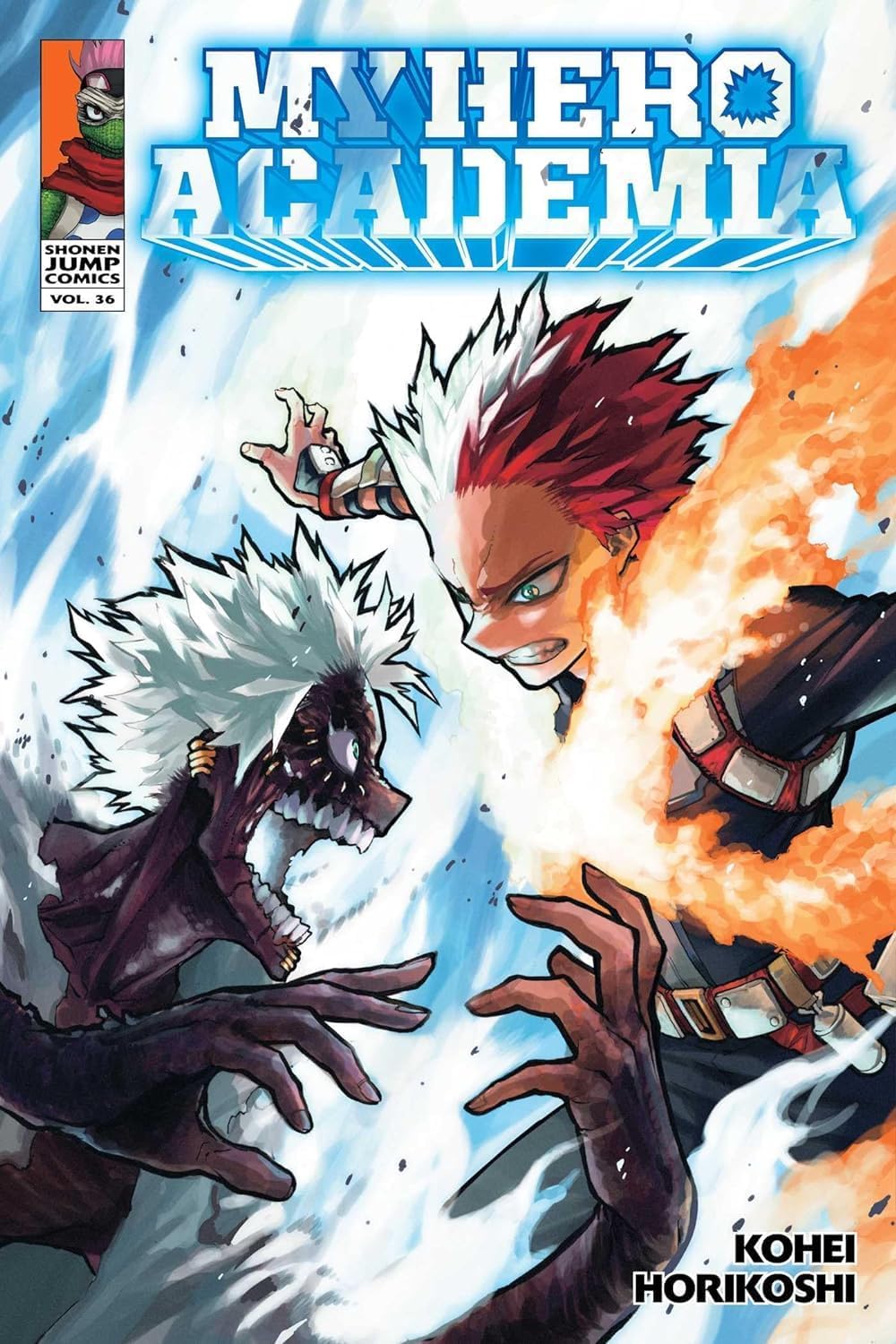My Hero Academia Vol. 37 paperback front cover close-up by Kohei Horikoshi