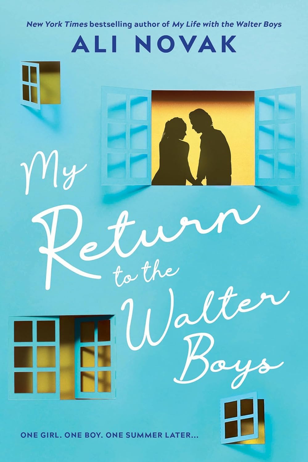 My Life with the Walter Boys 2-book paperback set by Ali Novak displayed together, published by Sourcebooks Fire, showing spines and back cover details
