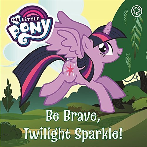 Inside page spread from a My Little Pony board book showing colorful pony illustrations and simple text