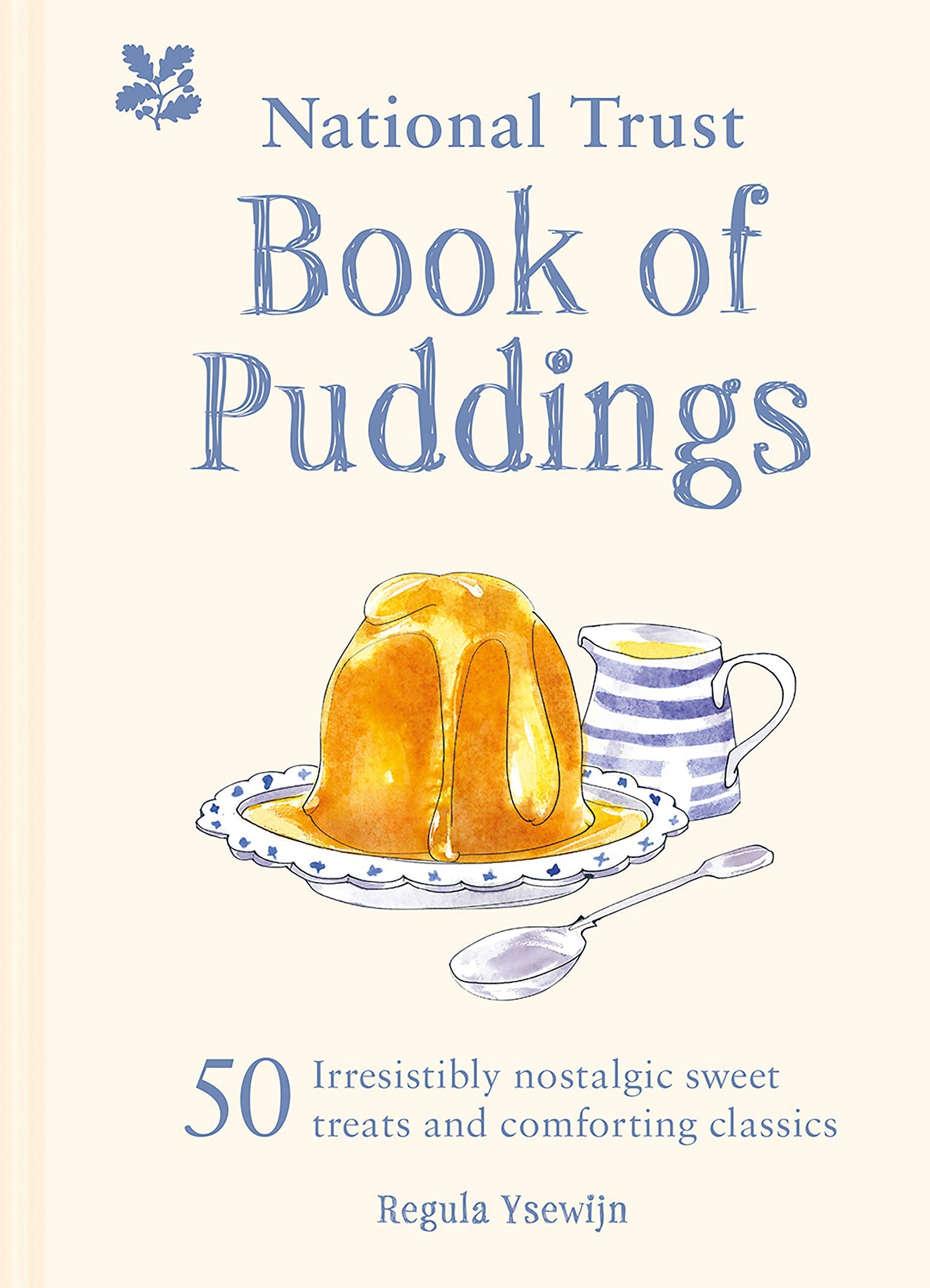 The three National Trust baking hardcovers stacked showing spines and cover artwork