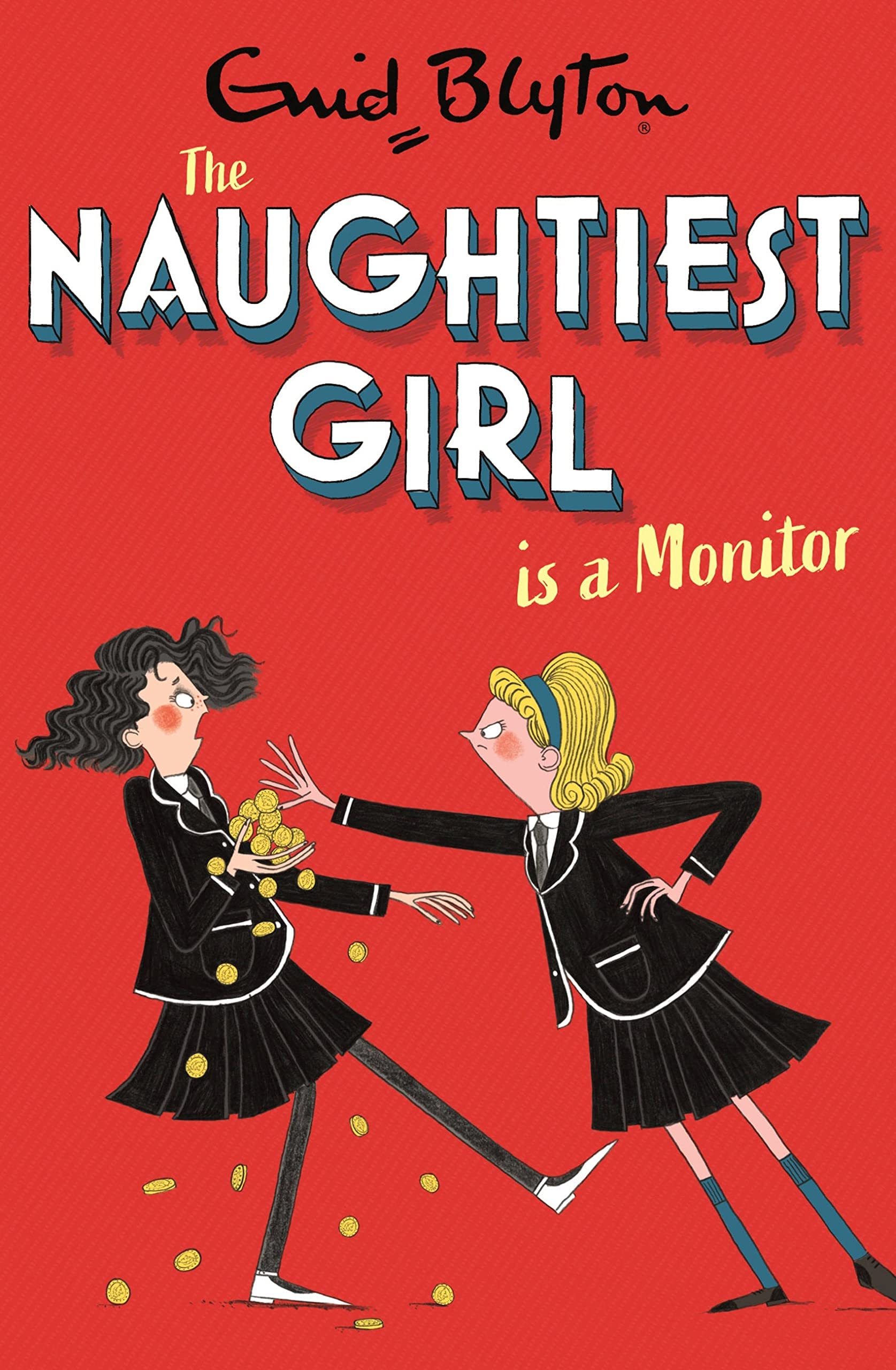 The Naughtiest Girl Is a Monitor and Here's the Naughtiest Girl paperback book covers