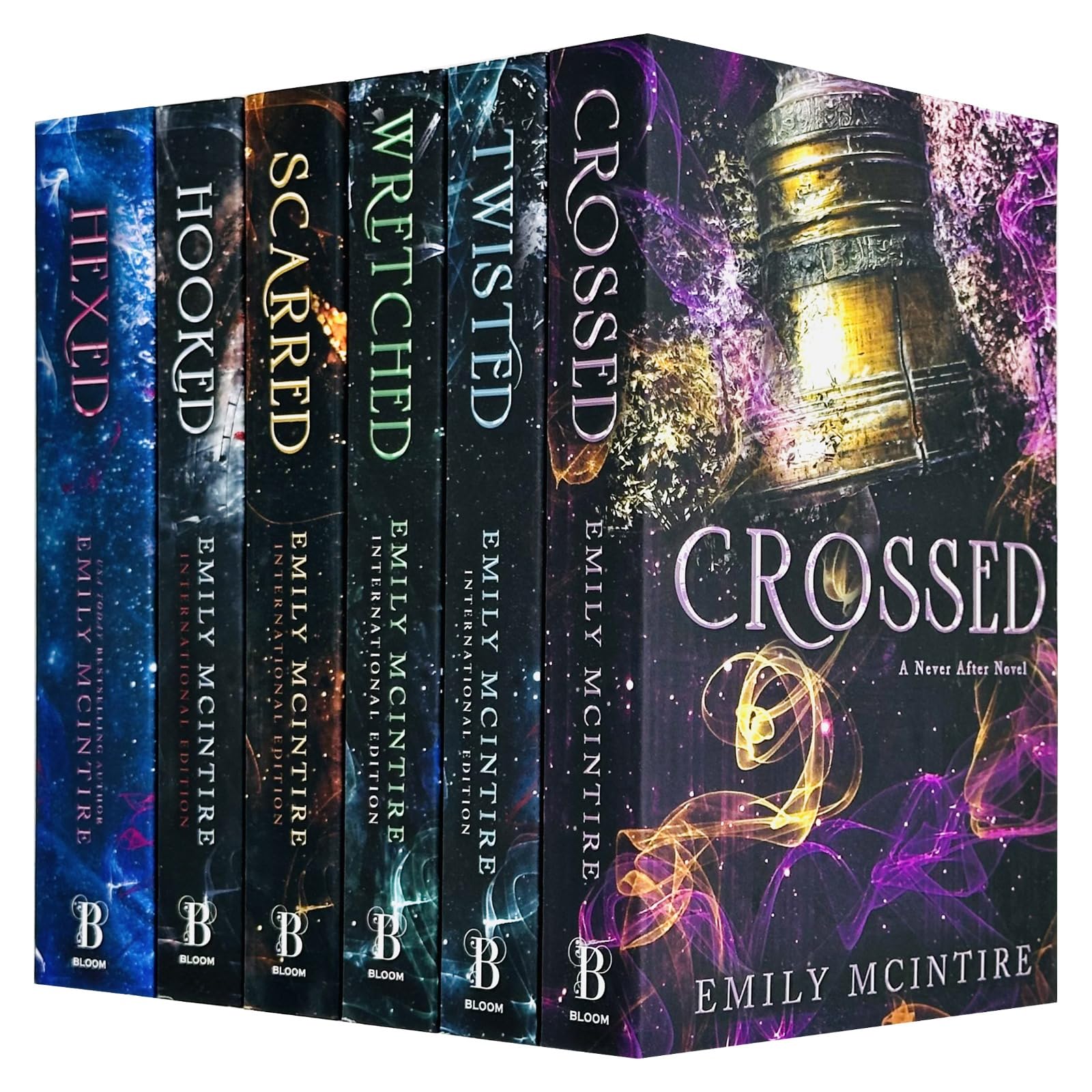 Never After Series 6 Books Collection Set by Emily McIntire - front cover of the paperback box set