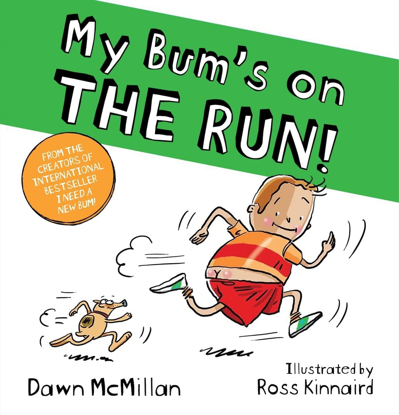 Close-up of My Bum is SO CHEEKY!, SO SPOOKY! and SO CHRISTMASSY! paperback covers