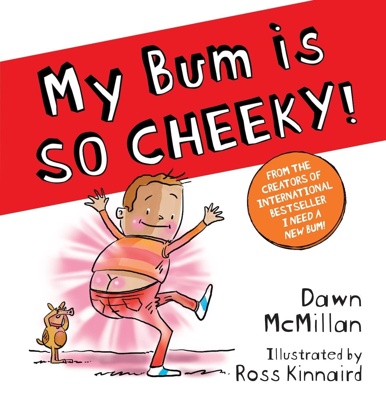 Inside page spread from the New Bum series showing rhyming text and illustrations