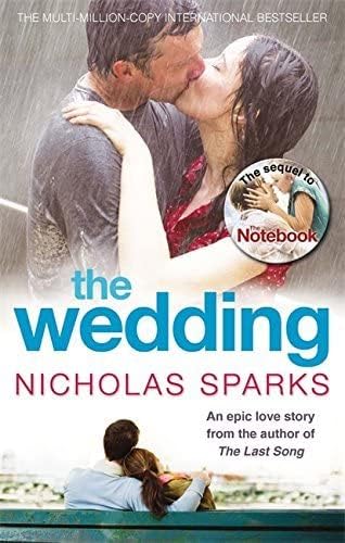 Close-up of The Wedding and At First Sight paperback covers from the Nicholas Sparks 10 book set