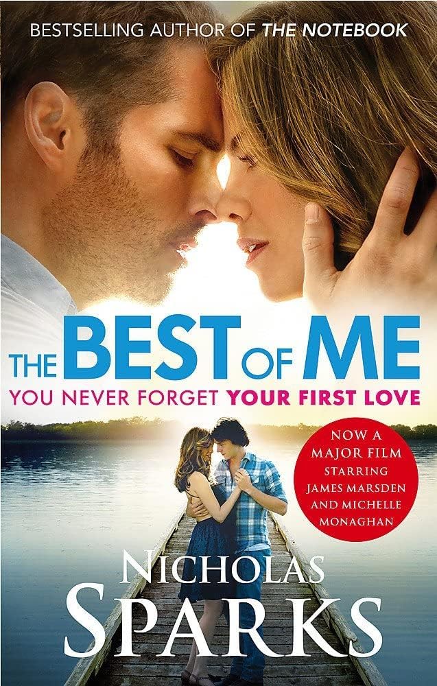 The Choice and The Best Of Me paperback covers from the Nicholas Sparks romance collection