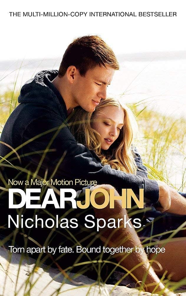 Every Breath and Dear John paperback covers from the Nicholas Sparks romance fiction collection